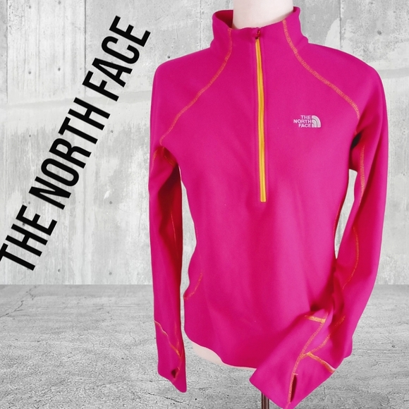 The North Face Sweaters The North Face Fleece Womens Medium 4 Zip Vapor Wick Pullover Barbie